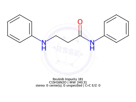 Chemical structure of Ibrutinib Impurity 257