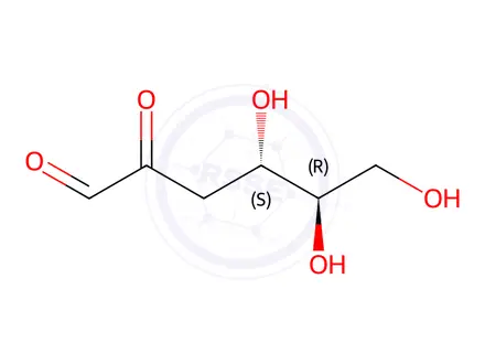 Chemical structure of 3-Deoxyglucosone