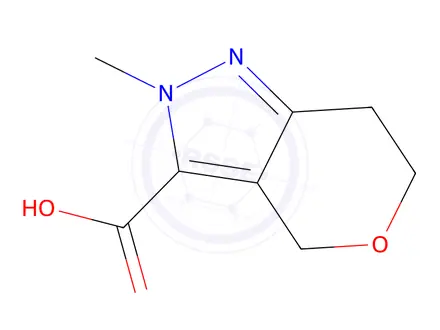 Chemical structure of 2-Methyl-2,4,6,7-tetrahydropyrano[4,3-c]pyrazole-3-carboxylic Acid