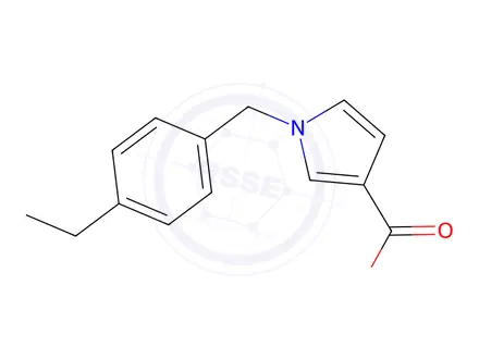 Chemical structure of 1-[(4-ethylphenyl)methyl]-1h-pyrrole-3-carboxylic acid