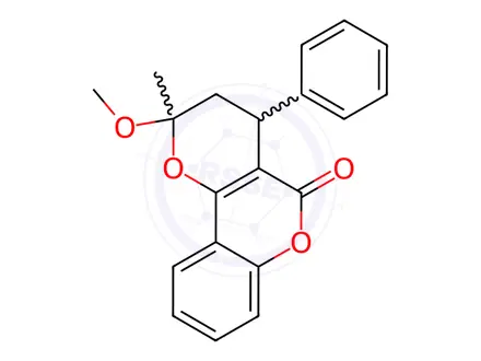 Chemical structure of Pyranocoumarin