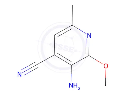 Chemical structure of 3-Amino-2-methoxy-6-methylisonicotinonitrile