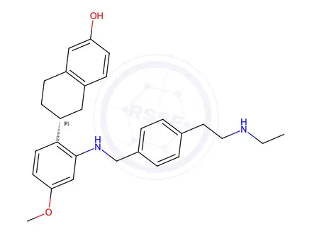 Chemical structure of Elacestrant Impurity 6