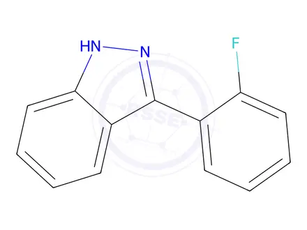 Chemical structure of 3-(2-Fluorophenyl)-1h-indazole
