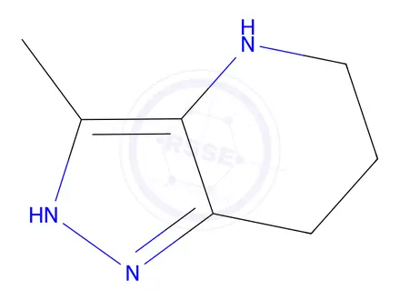 Chemical structure of 3-Methyl-4,5,6,7-tetrahydro-1H-pyrazolo[4,3-b]pyridine