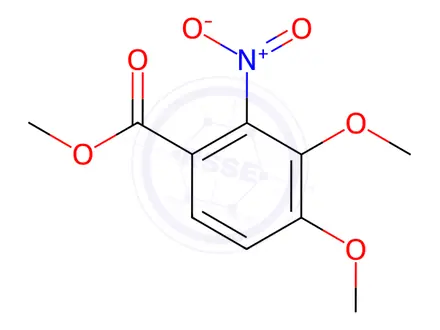 Chemical structure of methyl 3,4-dimethoxy-2-nitrobenzoate