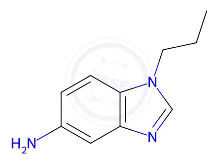 Chemical structure of 1-propyl-1H-benzimidazol-5-amine dihydrochloride