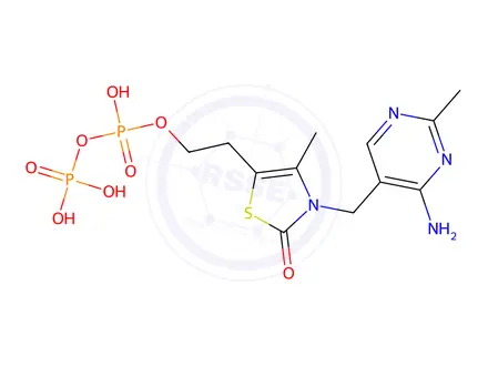 Chemical structure of Oxo Thiamine O-Diphosphate