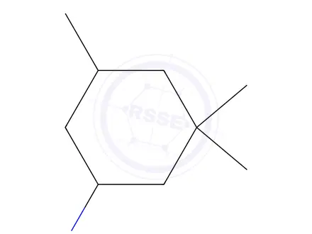 Chemical structure of (trans)-3,3,5-trimethylcyclohexylamine