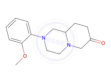 Chemical structure of 2-(2-Methoxyphenyl)hexahydro-1H-pyrido[1,2-a]pyrazin-7(2H)-one