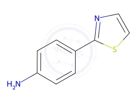 Chemical structure of 4-(Thiazol-2-yl)aniline