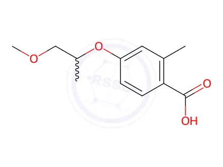 Chemical structure of 4-(1-Methoxypropan-2-yloxy)-2-Methylbenzoic acid