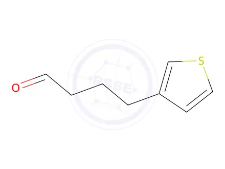 Chemical structure of 4-(Thiophen-3-yl)butanal