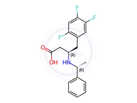 Chemical structure of Sitagliptin Phosphate Impurity 275