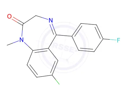 Chemical structure of Diazepam Impurity 40