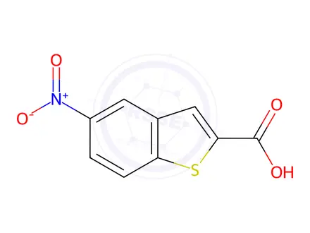 Chemical structure of 5-Nitro-1-benzothiophene-2-carboxylic Acid