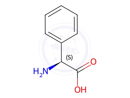 Chemical structure of L-Phenylglycine