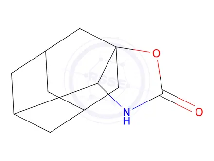 Chemical structure of 2H-4,8:6,9a-Dimethanocyclooctoxazol-2-one,octahydro-(8CI,9CI)