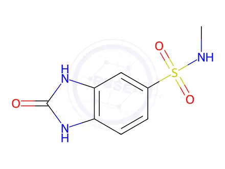 Chemical structure of n-Methyl-2-oxo-2,3-dihydro-1h-benzo[d]imidazole-5-sulfonamide