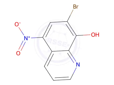 Chemical structure of 7-Bromo-5-nitroquinolin-8-ol