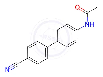 Chemical structure of N-(4'-Cyano[1,1'-biphenyl]-4-yl)acetamide