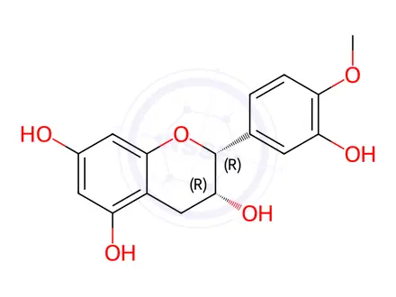 Chemical structure of 4'-O-Methylepicatechin