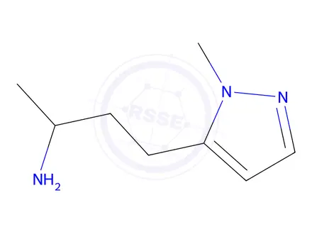 Chemical structure of 4-(1-Methyl-1h-pyrazol-5-yl)butan-2-amine