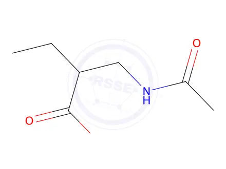 Chemical structure of 2-(Acetamidomethyl)butanoic acid