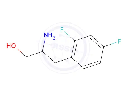 Chemical structure of 2-Amino-3-(2,4-difluorophenyl)propan-1-ol
