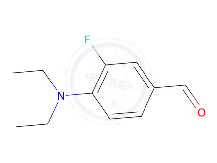 Chemical structure of 4-(diethylamino)-3-fluorobenzaldehyde