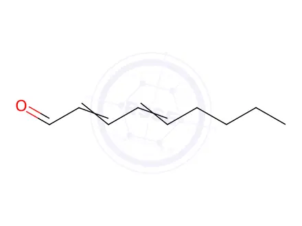 Chemical structure of nonadienal