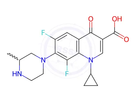 Chemical structure of Gatifloxacin Impurity 14