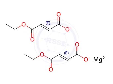 Chemical structure of Fumaric Acid Monoethyl Ester Magnesium Salt (2:1)