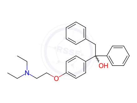 Chemical structure of Clomiphene Impurity 1