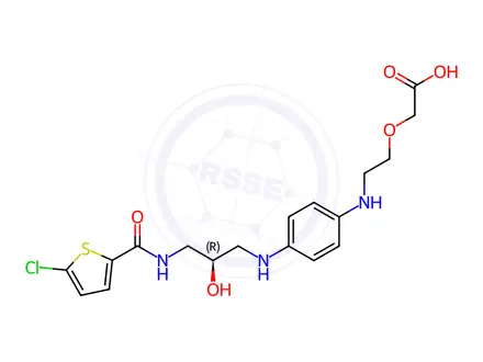 Chemical structure of Rivaroxaban Degradation Impurity B