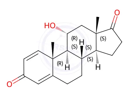 Chemical structure of Prednisolone Impurity 136