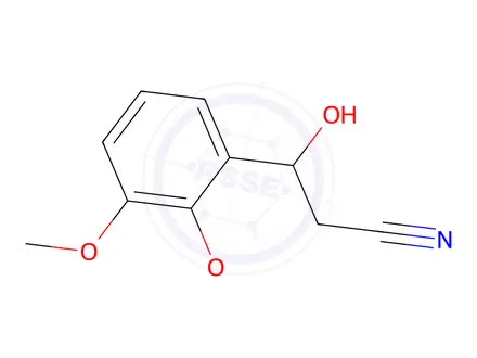 Chemical structure of 3-(2,3-Dimethoxyphenyl)-3-hydroxypropanenitrile