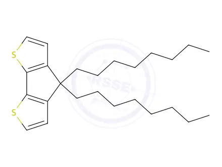 Chemical structure of 4,4-di(n-octyl)-4H-cyclopenta[2,1-b:3,4-b']dithiophene