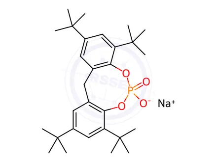 Chemical structure of Sodium 2,2'-Methylene-Bis-(2,4-Di-Tert-Butylphenyl)-Ph