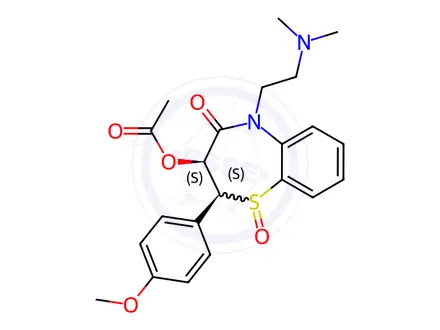 Chemical structure of Diltiazem Sulfoxide