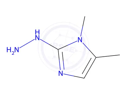 Chemical structure of 2-hydrazino-1,5-dimethyl-1H-imidazole