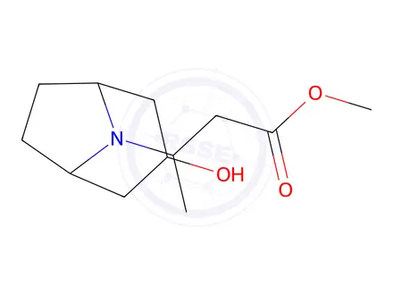 Chemical structure of methyl 3-{3-hydroxy-8-azabicyclo[3.2.1]octan-8-yl}butanoate