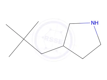 Chemical structure of 3-Neopentylpyrrolidine