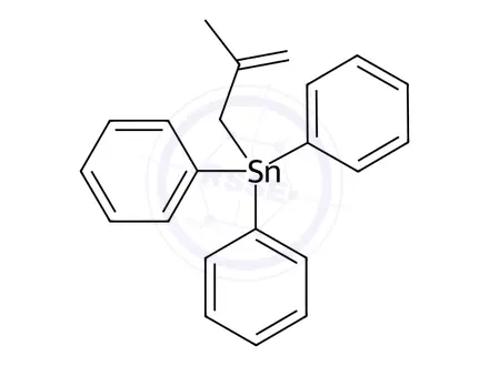 Chemical structure of (2-Methylallyl)triphenylstannane
