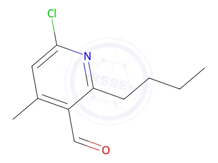 Chemical structure of 2-Butyl-6-chloro-4-methylnicotinaldehyde