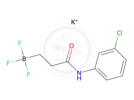 Chemical structure of Potassium (3-((3-chlorophenyl)amino)-3-oxopropyl)trifluoroborate