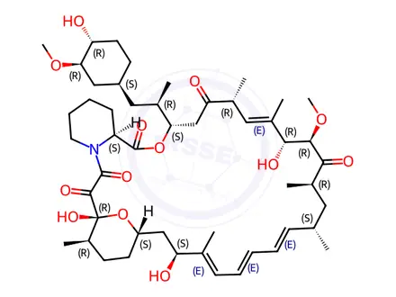 Chemical structure of 7-Desmethyl Temsirolimus