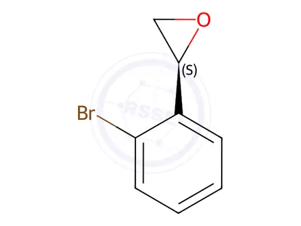 Chemical structure of Oxirane, 2-(2-bromophenyl)-, (2S)-