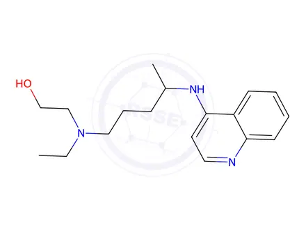 Chemical structure of Hydroxychloroquine Sulfate Impurity 135