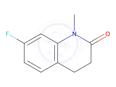 Chemical structure of 7-Fluoro-1-methyl-3,4-dihydroquinolin-2(1H)-one